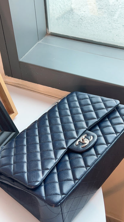 Chanel Blue Caviar Maxi CF SHW