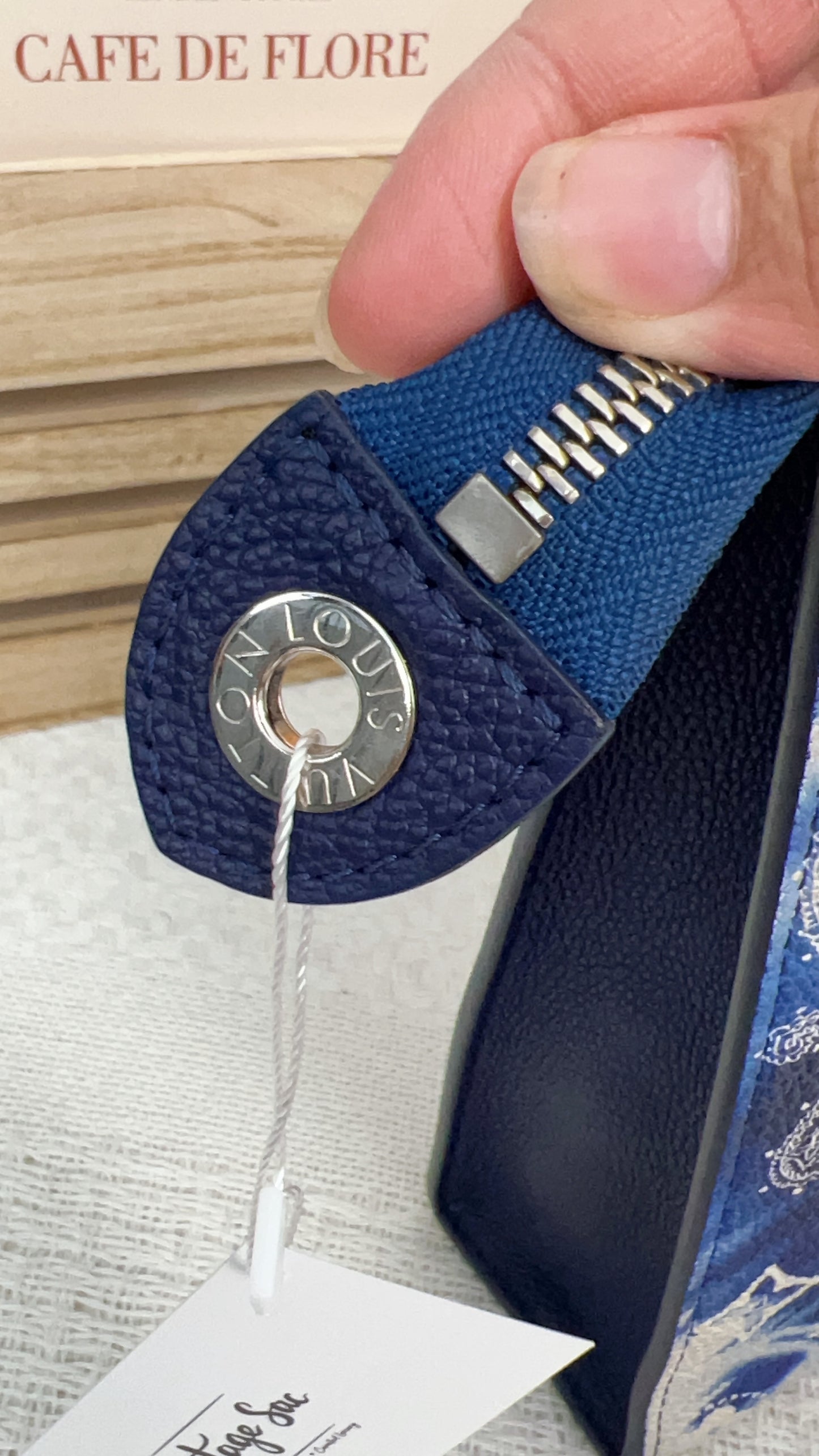 Louis Vuitton Blue Bandana Pochette Voyage MM