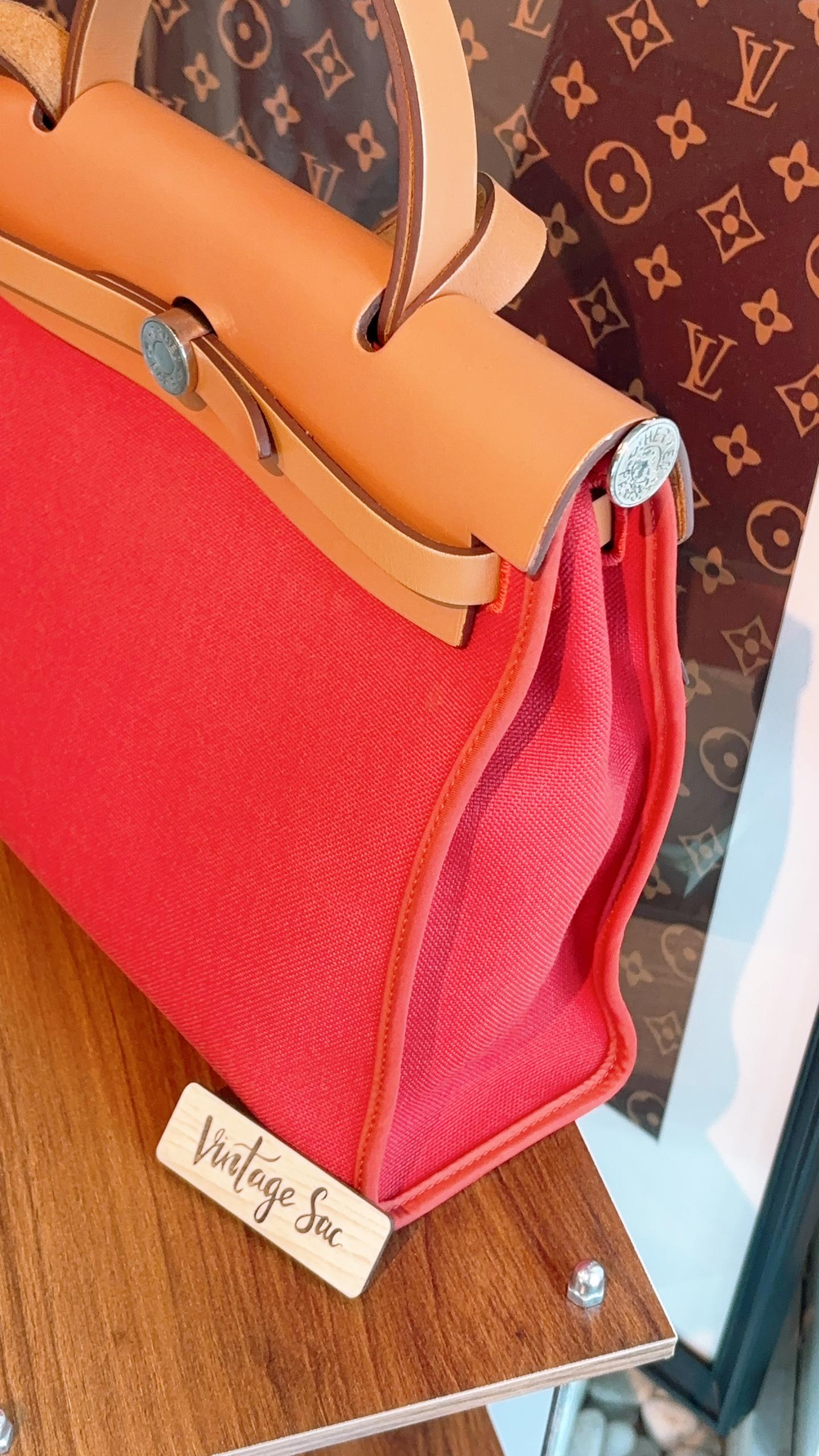 Hermes Red Herbag 31 (PHW)