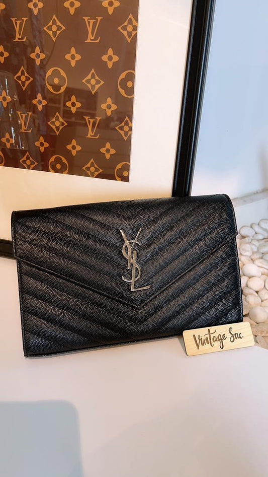 YSL Black Large WOC