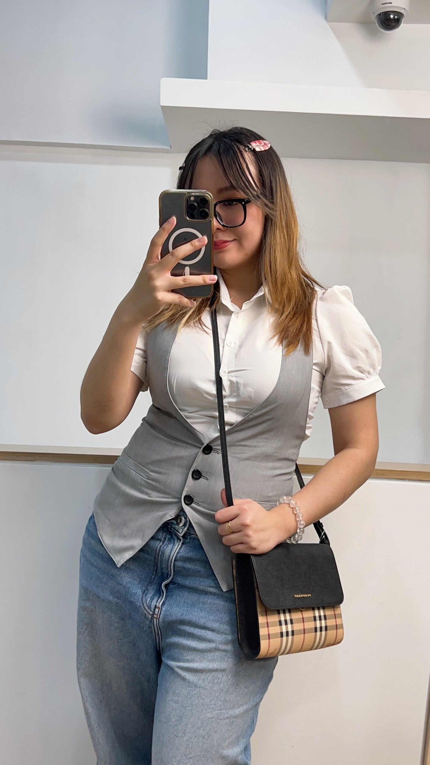 Gucci Black Interlocking Chain Bag GHW