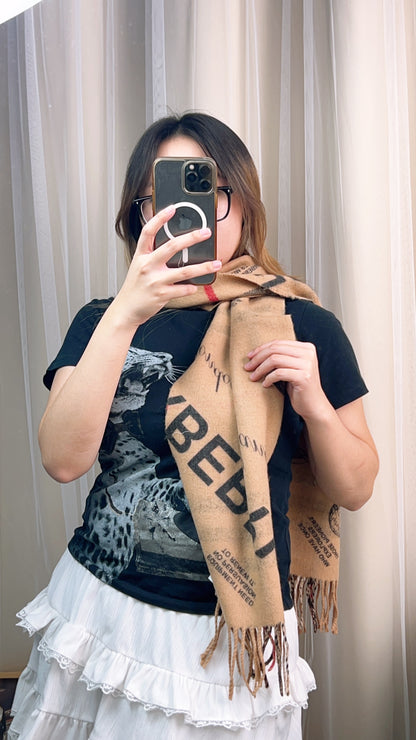 Burberry Check Cashmere Scarf