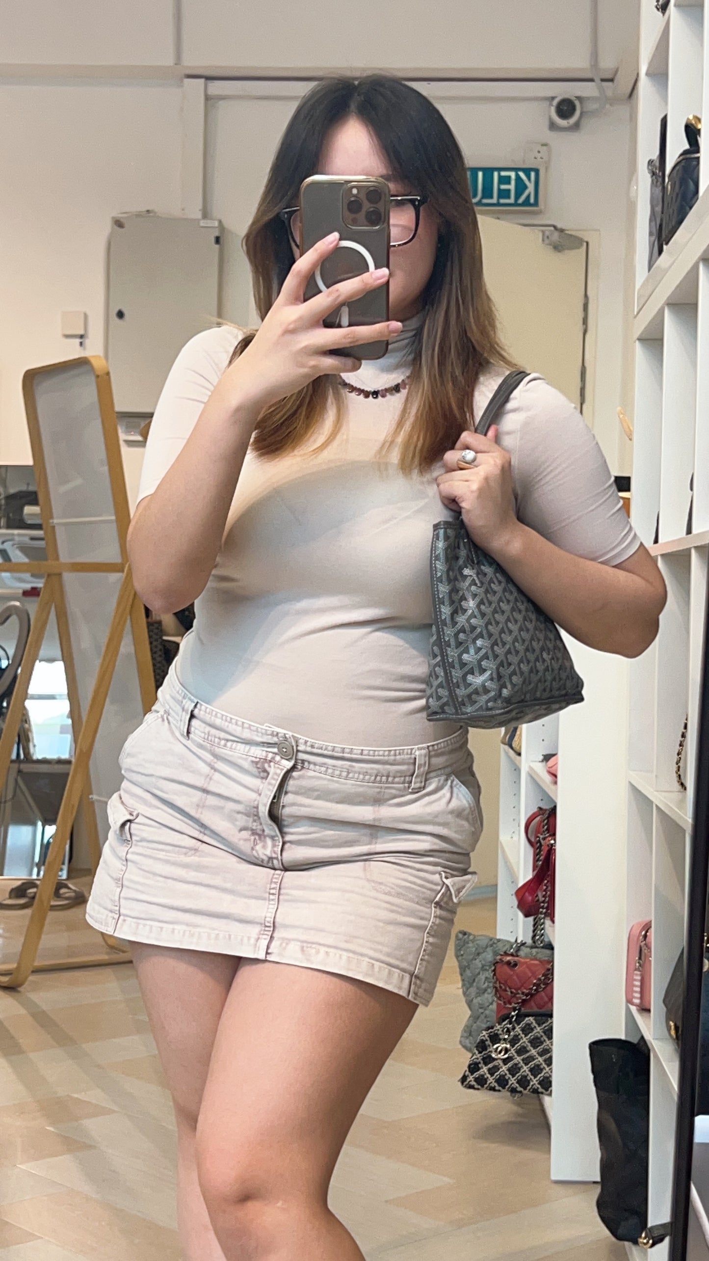 Goyard Grey Mini Anjou