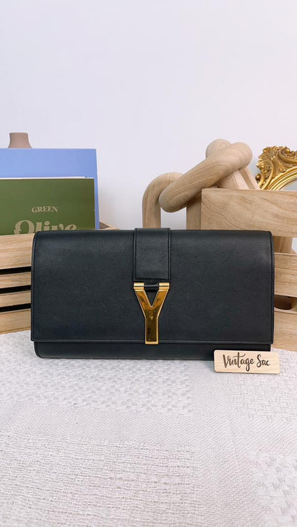 YSL Calfskin Y ligne Clutch