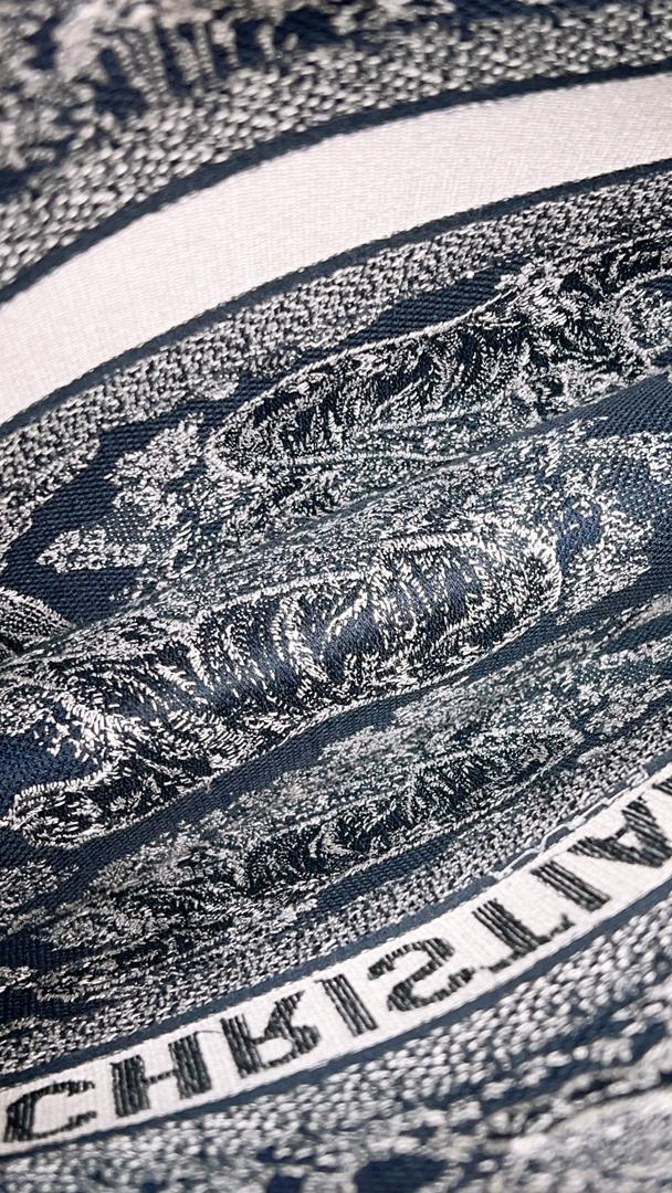 Dior Medium Book Tote Toile De Jouy Embroidery