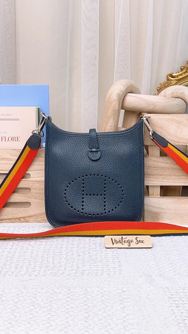Hermes Bleu Nuit Mini Evelyn