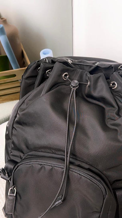 Prada Black Nylon Backpack