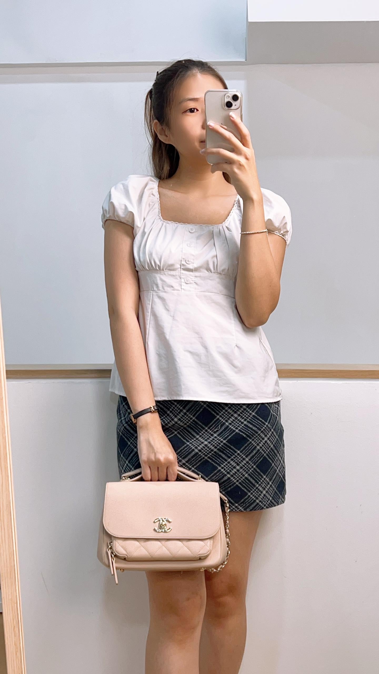 Chanel Pink Caviar Small Business Affinity Ghw