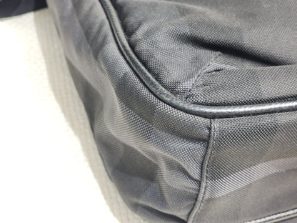 Burberry Nylon Smoked Check Messenger Bag