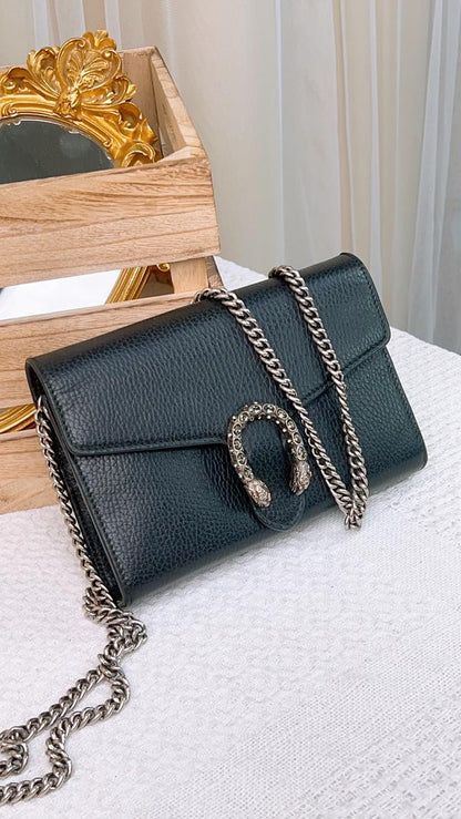 Gucci Black Calfskin Dionysus Woc