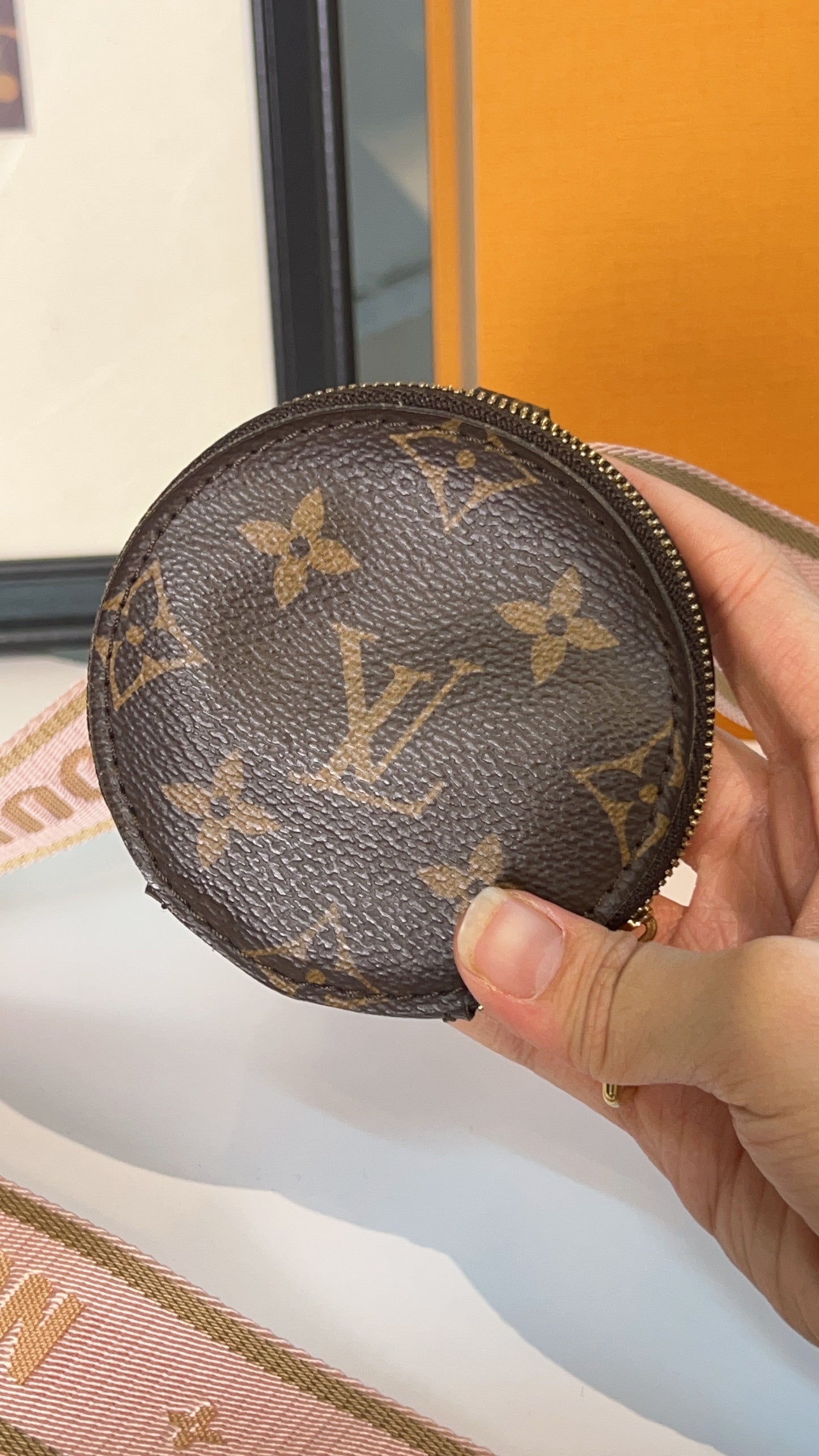 LV Monogram Rose Pink Multi Pochette