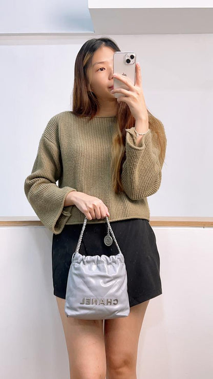 Chanel Grey Mini 22 (Phw)