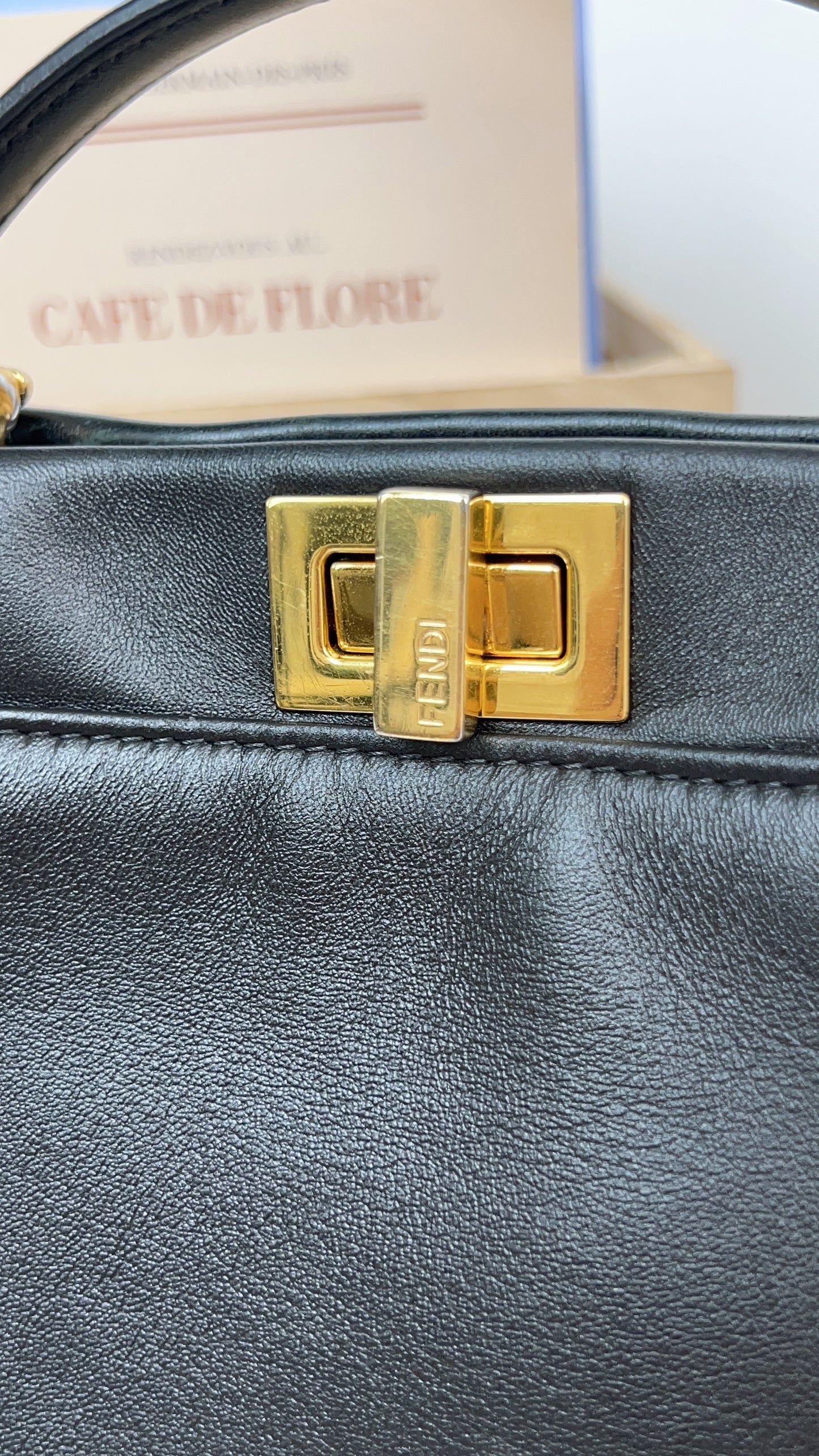 Fendi Black Mini Peekaboo