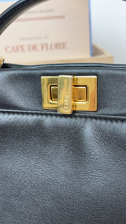 Fendi Black Mini Peekaboo