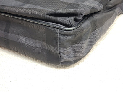 Burberry Nylon Smoked Check Messenger Bag