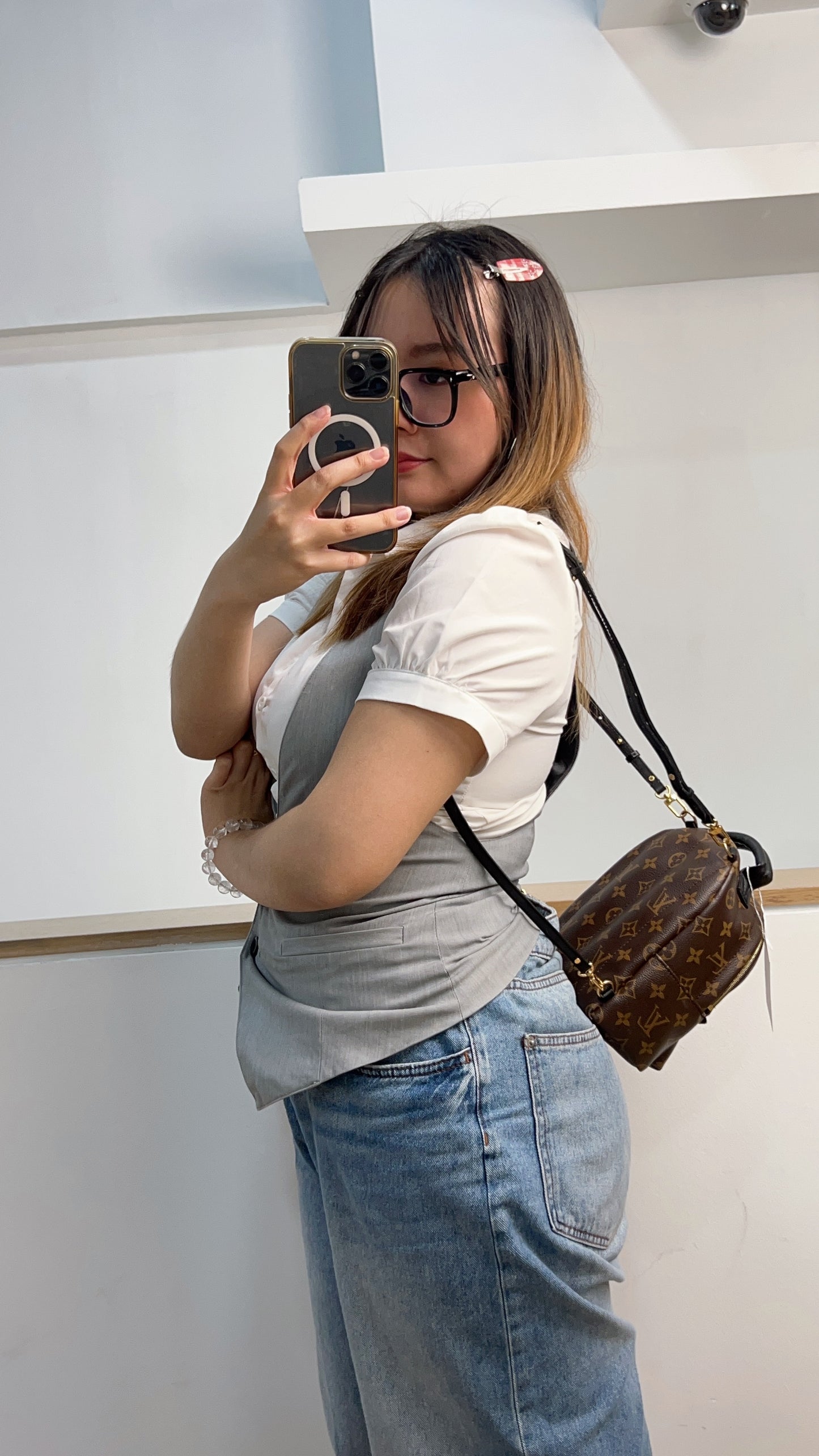 Louis Vuitton Monogram Palm Spring Mini Backpack