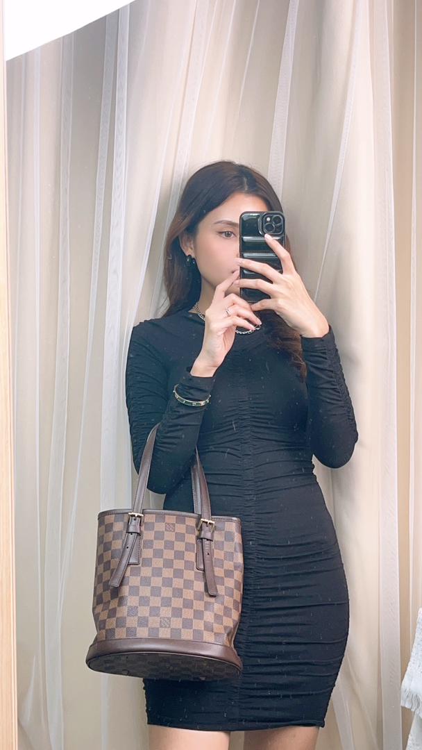 LV Damier Marais Bucket PM