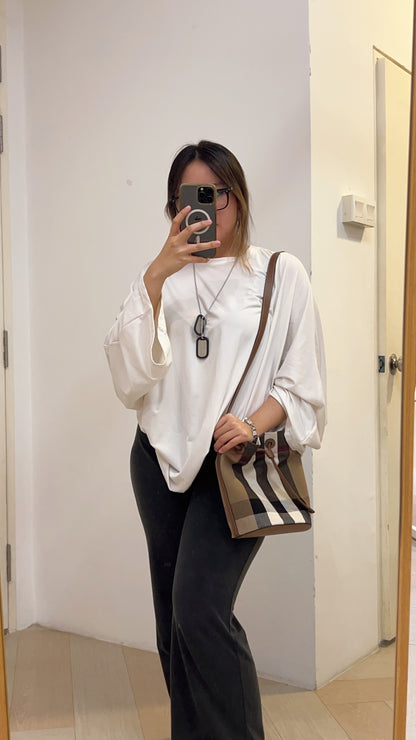 Burberry Canvas Bucket Bag