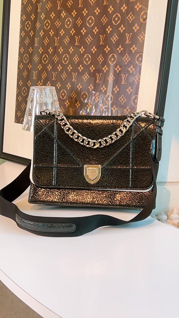 Dior Black Diorama Satchel Bag