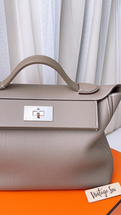 Hermes Etoupe Togo 2424 Bag 29 (PHW)