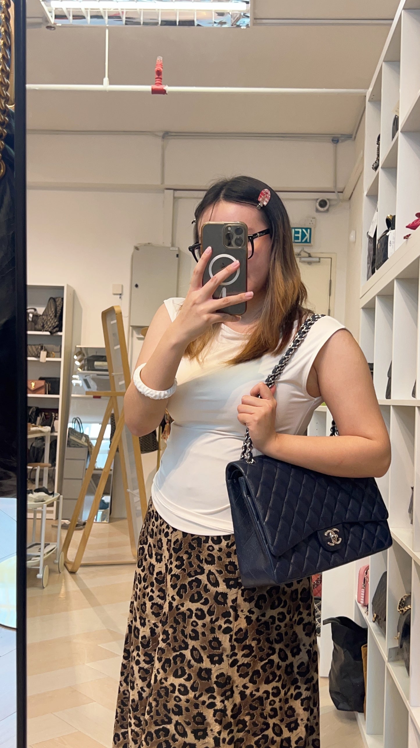 Chanel Blue Caviar Maxi CF SHW