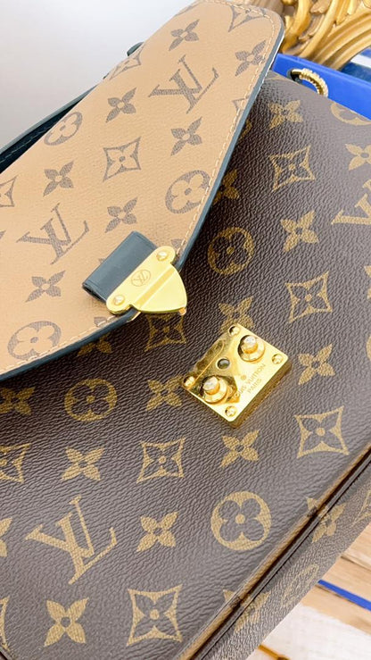 LV Reverse Monogram Pochette Metis