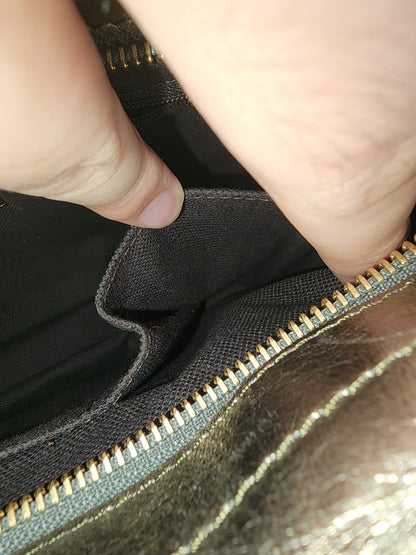 Burberry Beige Haymarket Check Shoulder Bag