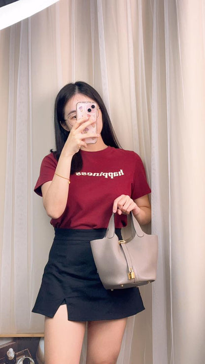 Hermes Gris Asphalte Picotin 18 (GHW)