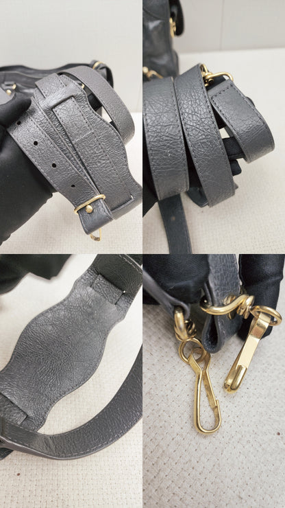 Balenciaga Dark Grey Mini City (GHW)