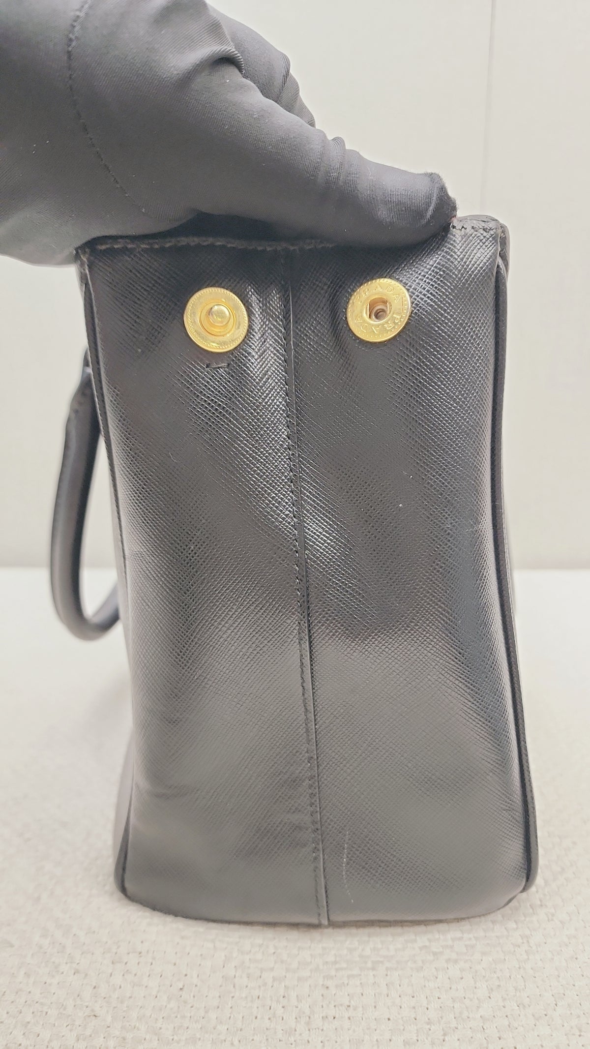 Prada Black Saffiano Galleria 30cm (GHW)