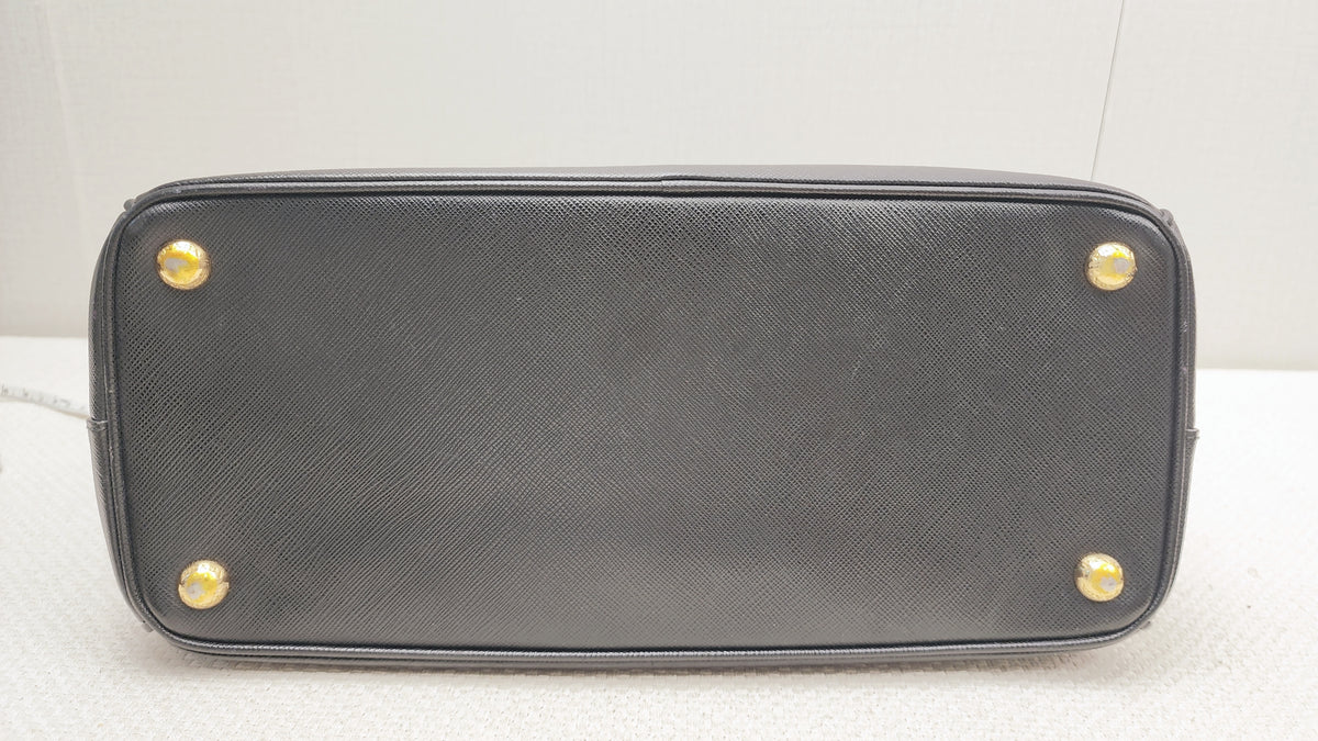 Prada Black Saffiano Galleria 30cm (GHW)