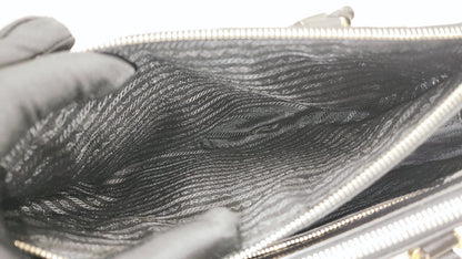 Prada Black Saffiano Galleria 30cm (GHW)