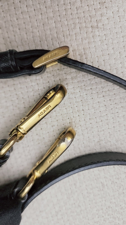 Prada Black Saffiano Galleria 30cm (GHW)
