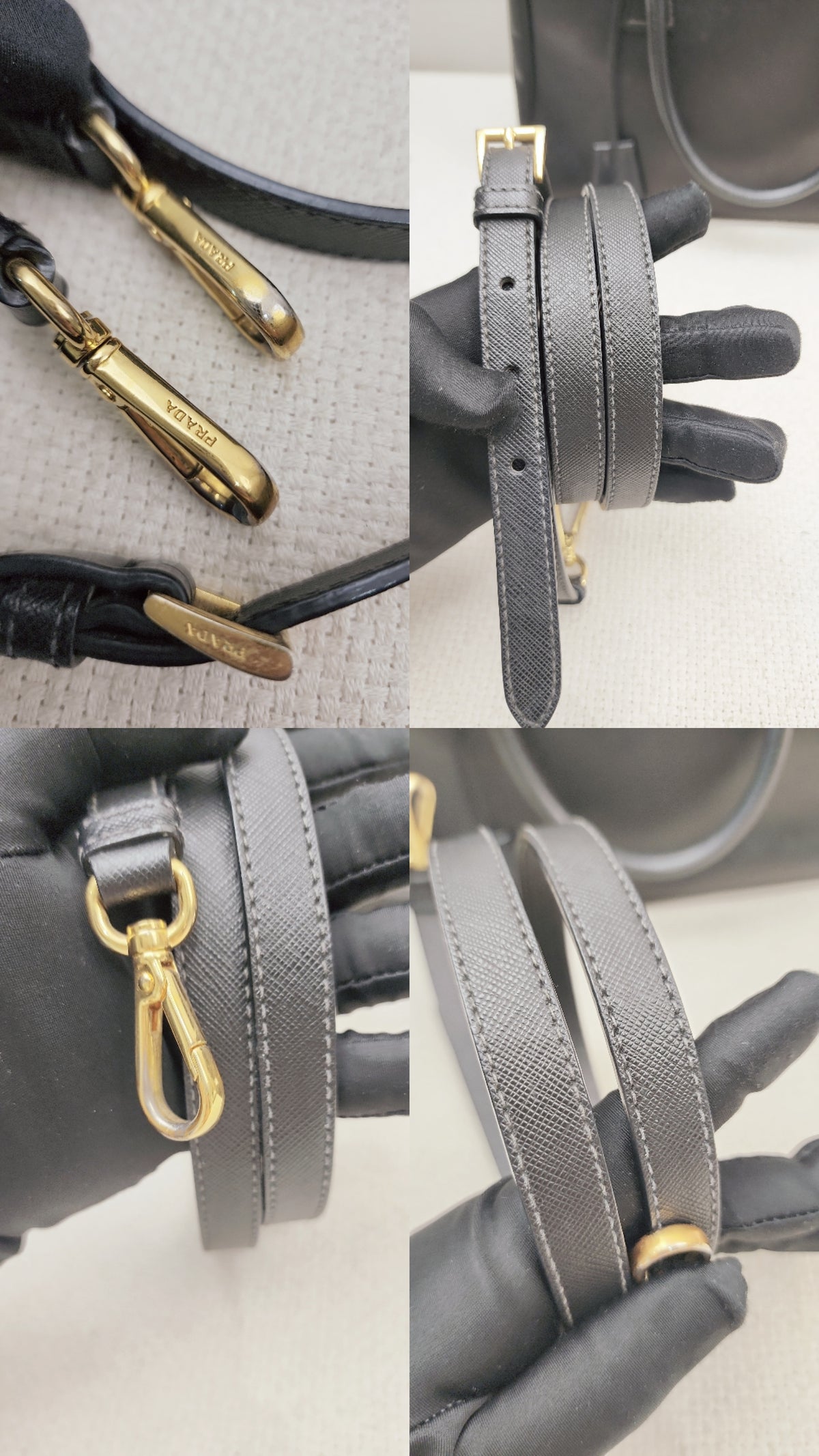Prada Black Saffiano Galleria 30cm (GHW)
