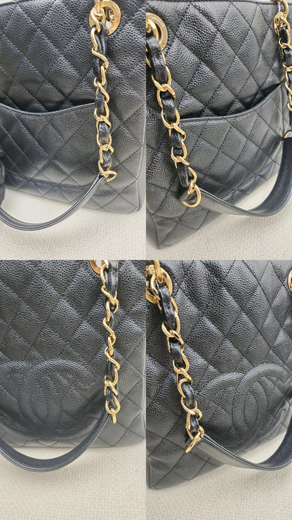 Chanel Black Caviar PST (GHW)