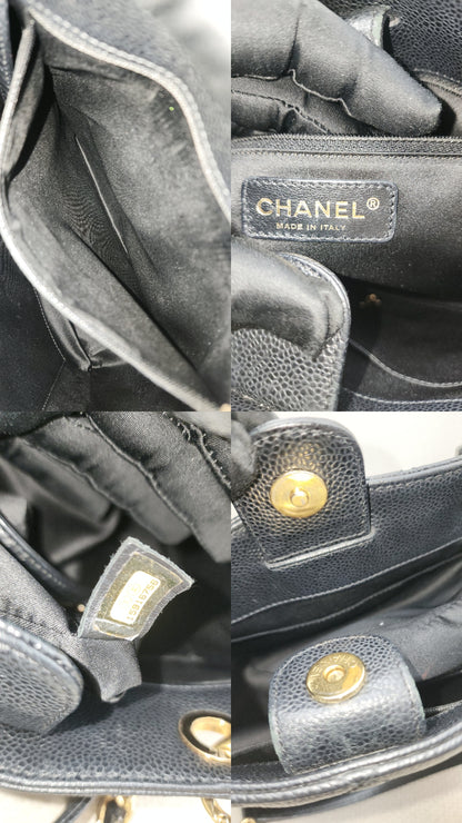 Chanel Black Caviar PST (GHW)