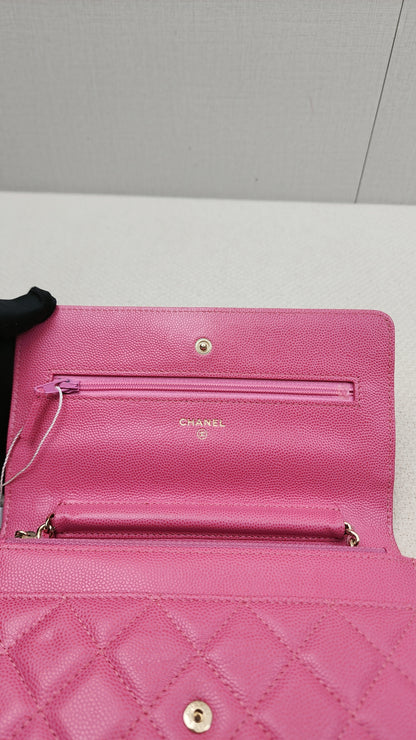 Chanel Pink Caviar Classic WOC (LGHW)