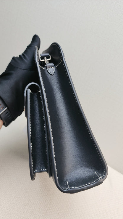 Burberry Black Calfskin Mini Pocket Bag (SHW)