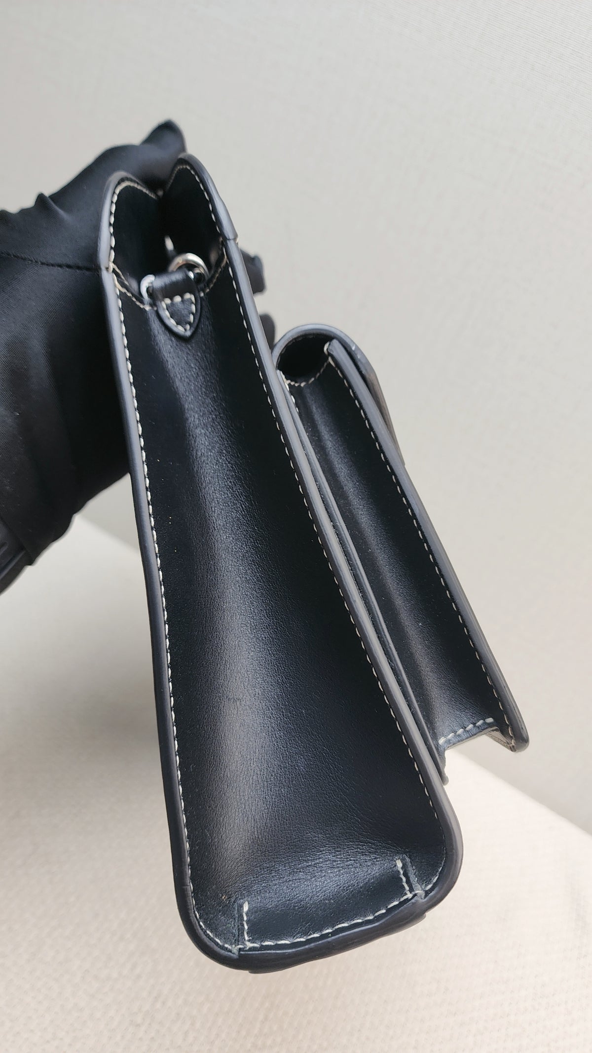 Burberry Black Calfskin Mini Pocket Bag (SHW)