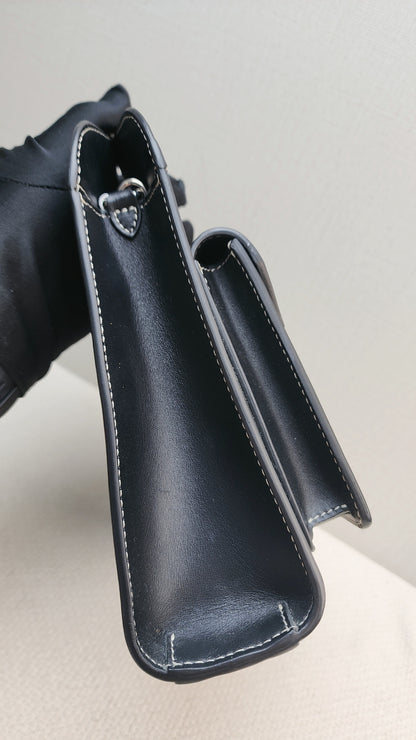 Burberry Black Calfskin Mini Pocket Bag (SHW)