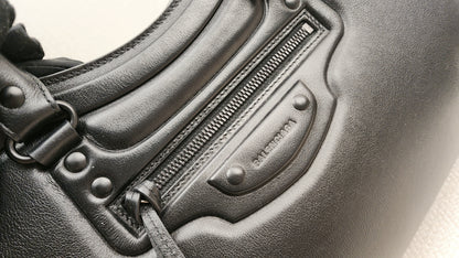 Balenciaga Black Smooth Grained Calfskin Neo Classic City Bag