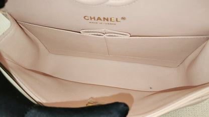 Chanel Peach Nude Caviar Small CF (LGHW)