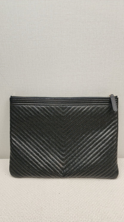 Chanel Black Caviar Medium O’case (LGHW)