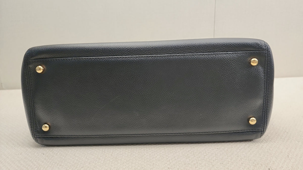 Chanel Black Calfskin Small Cerf (GHW)