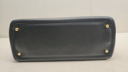 Chanel Black Calfskin Small Cerf (GHW)