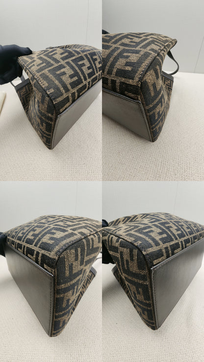 Fendi Brown Jacquard Origami Medium