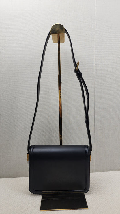 YSL Small Solferino Satchel Bag in Noir
