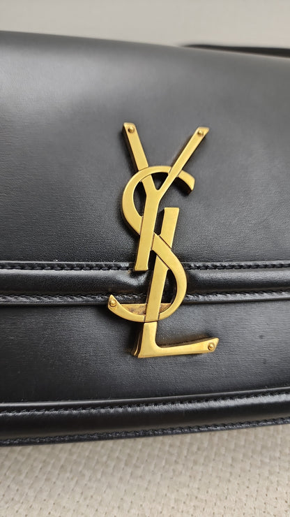 YSL Small Solferino Satchel Bag in Noir
