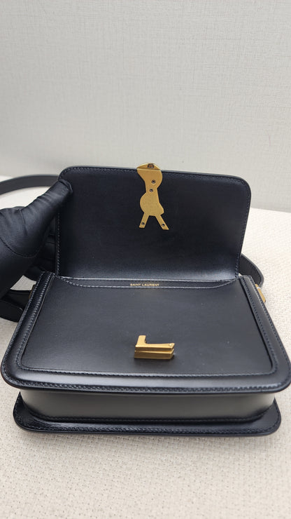 YSL Small Solferino Satchel Bag in Noir