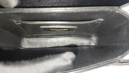 YSL Small Solferino Satchel Bag in Noir